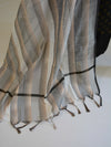 Banarasee Salwar Kameez Soft Cotton Resham Woven Fabric With Contrast Dupatta-Black
