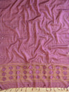 Banarasee Cotton Silk Salwar Kameez Ghichha Buti  Fabric & Kota Dupatta-Beige & Wine
