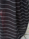 Handloom Mul Cotton Ajrakh Print Saree-Red & Black