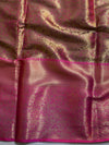 Banarasee Organza Mix Saree With Antique Zari Buti & Skirt Border-Green