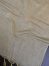 Handloom Khadi Cotton Dobby Pattern Salwar Kameez Dupatta Set- Green & Beige