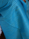 Bhagalpuri Ghichha Woven Salwar Kameez Fabric With Dual Color Dupatta-Blue & Red