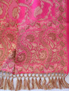 Banarasee Salwar Kameez Cotton Silk Resham Buti Woven Fabric-Pink