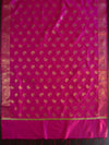 Banarasee Cotton Silk Salwar Kameez Fabric & Dupatta-Pink