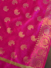 Banarasee Cotton Silk Salwar Kameez Fabric & Dupatta-Pink