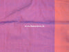 Banarasee Handloom Cotton Silk Saree With Checks & Ganga Jamuna Border-Blue