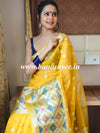 Banarasee Organza Mix Saree With Buti Design & Broad Meenakari Border-Yellow