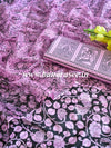 Handloom Block Printed Khadi Cotton Salwar Kameez  With Kota Dupatta Set-Purple