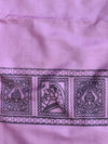 Handloom Block Printed Khadi Cotton Salwar Kameez  With Kota Dupatta Set-Purple