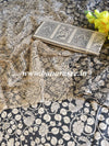 Handloom Block Printed Khadi Cotton Salwar Kameez Dupatta Set-Beige