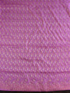 Banarasee Salwar Kameez Cotton Silk Resham Buti Woven Fabric-Pink