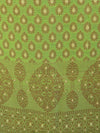 Banarasee Salwar Kameez Cotton Silk Resham Buti Woven Fabric-Green