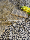 Handloom Block Printed Khadi Cotton Salwar Kameez With Kota Dupatta Set-Beige