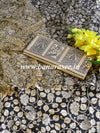 Handloom Block Printed Khadi Cotton Salwar Kameez With Kota Dupatta Set-Beige