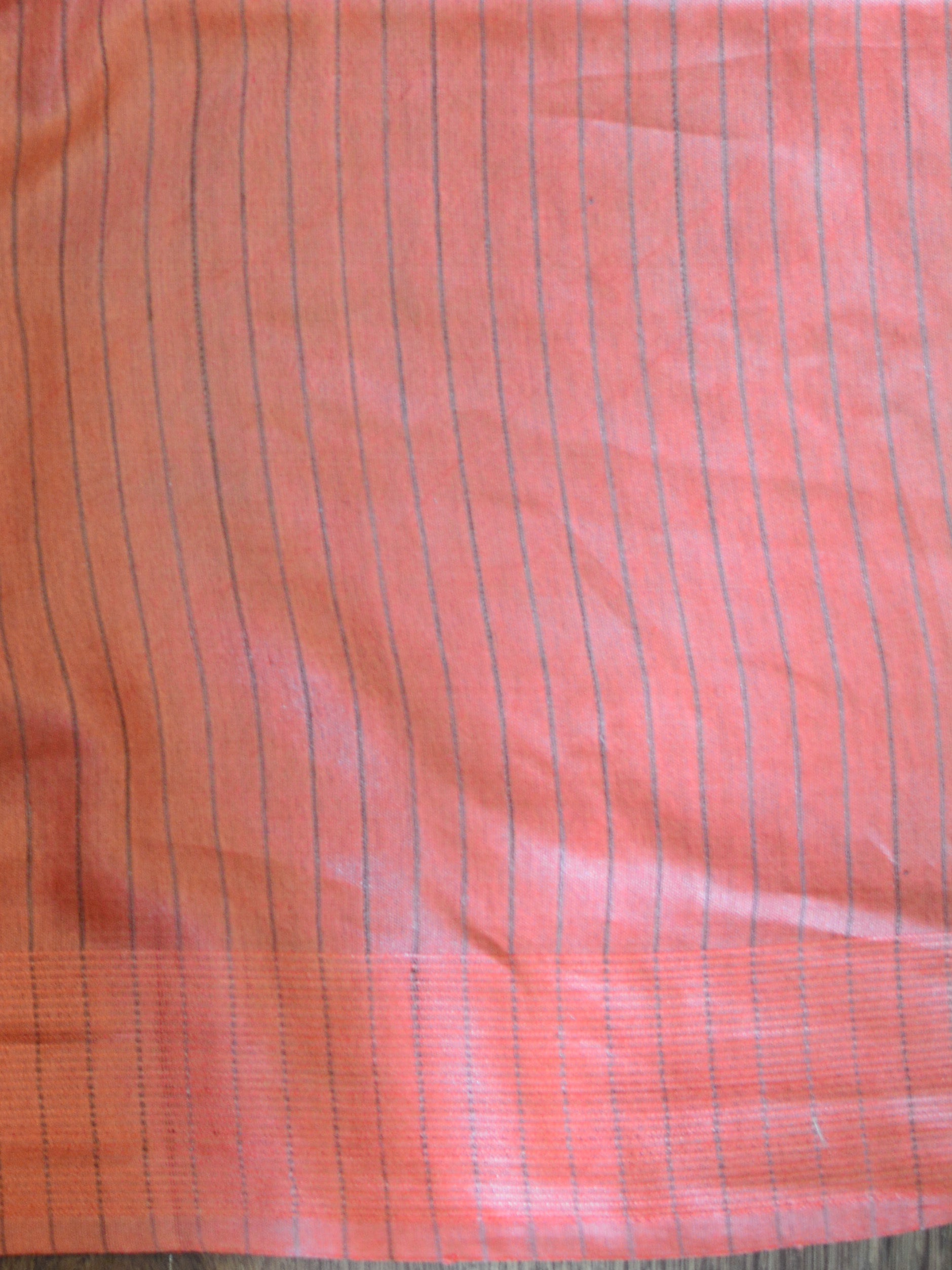 Banarasee Handloom Pure Khadi Cotton Embroidered Saree-Peach