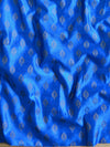 Banarasee Soft Cotton Ghichha Work Salwar Kameez Fabric & Mirror Work Dupatta-Blue & Pink