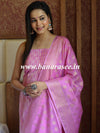 Banarasee Cotton Silk Zig-Zag Salwar Kameez Fabric & Dupatta-Lavender