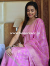 Banarasee Cotton Silk Zig-Zag Salwar Kameez Fabric & Dupatta-Lavender