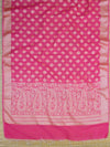 Banarasee Brocade Work Salwar Kameez Fabric & Dupatta-Blue & Pink