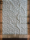 Banarasee Handwoven Pure Silk Cotton Chikankari Embroidery Saree-Green