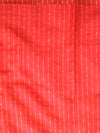 Handloom Khadi Cotton Salwar Kameez Dupatta Set-Red & Beige