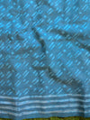 Handloom Mul Cotton Handblock Printed Suit Set-Blue