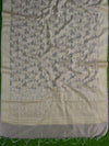 Banarasee Brocade Salwar Kameez Fabric With Cotton Silk Jaal Work Dupatta-Pink & Beige