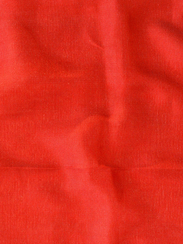 Banarasee Handloom Chanderi Cotton Shibori Salwar Kameez With Digital Print Dupatta-White & Red