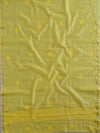 Chikankari & Zari Work Banarasee Chanderi Silk Dupatta Kameez Set-Yellow