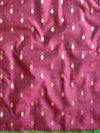Banarasee Chanderi Cotton Zari Buti Design Salwar Kameez & Dupatta Set-Maroon