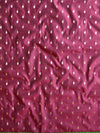 Banarasee Chanderi Cotton Zari Buti Design Salwar Kameez & Dupatta Set-Maroon