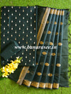 Banarasee Chanderi Cotton Zari Buti Design Salwar Kameez & Dupatta Set-Green