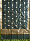 Banarasee Chanderi Cotton Zari Buti Design Salwar Kameez & Dupatta Set-Green