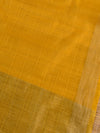 Banarasee Soft Cotton Ghichha Work Salwar Kameez Fabric & Dupatta-Green & Yellow