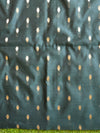 Banarasee Chanderi Cotton Zari Buti Design Salwar Kameez & Dupatta Set-Green