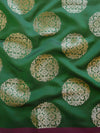 Banarasee Organza Mix Saree With Buta Design & Meena Border-Royal Blue