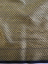 Banarasee Organza Mix Saree With Zari Buta & Border Saree-Peach & Black