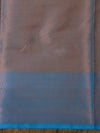 Banarasee Cotton Silk Mix Saree With Zari Buti Design-Blue