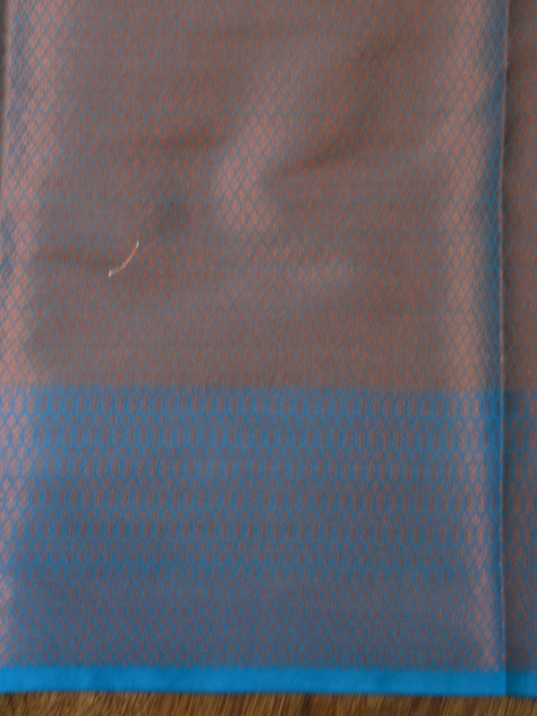 Banarasee Cotton Silk Mix Saree With Zari Buti Design-Blue