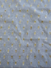 Banarasee Handloom Chanderi Cotton Zari Work Salwar Kameez With Embroidered Dupatta Set-White