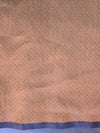 Banarasee Kubera Pattu Soft Silk Saree With Copper Zari Work-Black