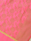 Banarasee Art Silk Buti Design Salwar Kameez Fabric With Contrast Dupatta-Purple & Pink