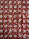 Handloom Linen Cotton Hand-Block Print Suit Set-Brown