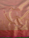 Banarasee Organza Mix Saree With Meena Jaal Design-White