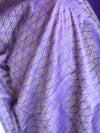 Bhagalpuri Cotton Silk Suit Set With Ghichha Work Salwar Kameez & Dupatta-Purple