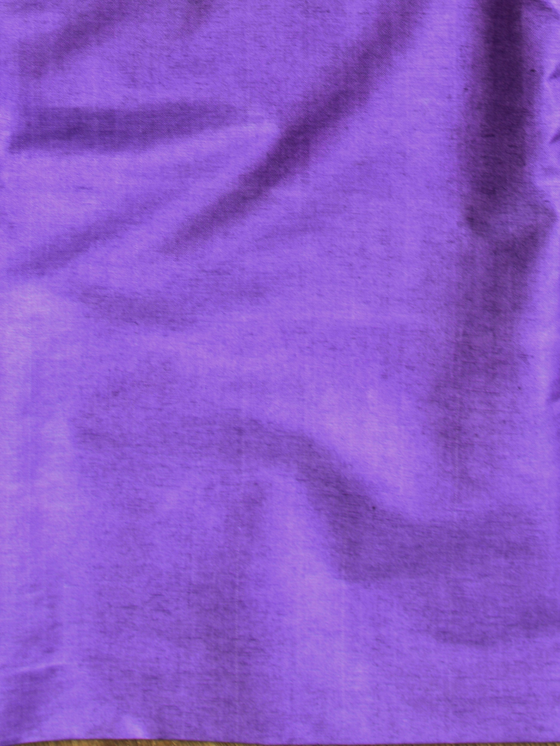 Banarasee Handloom Pure Chiffon Silk Kameez Fabric With Silver Zari Buta Dupatta-Lavender