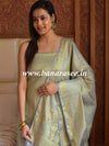 Banarasee Cotton Silk Zari Woven Salwar Kameez Dupatta Set-Grey