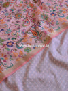 Banarasee Chanderi Cotton Resham Buti Salwar Kameez Fabric With Digital Print Dupatta-Pink
