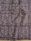 Handloom Linen Cotton Hand-Block Print Suit Set-Brown