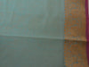 Banarasee Cotton Silk Mix Saree With Multicolor Resham Buta & Zari Border-Blue